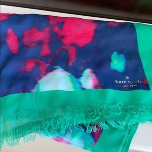 Kate Spade tie-dye scarf